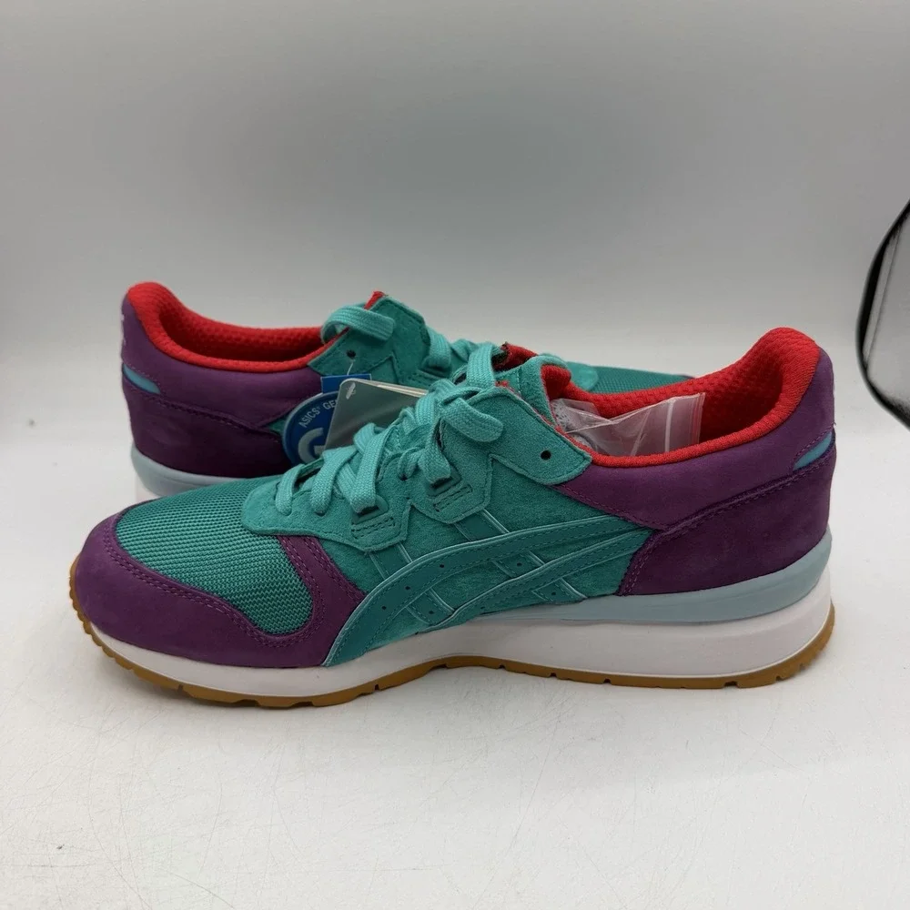 Asics x Hanon Gel Epirus Shoes Mens 10 Tropical Green/Purple Sneakers H40VK-8383